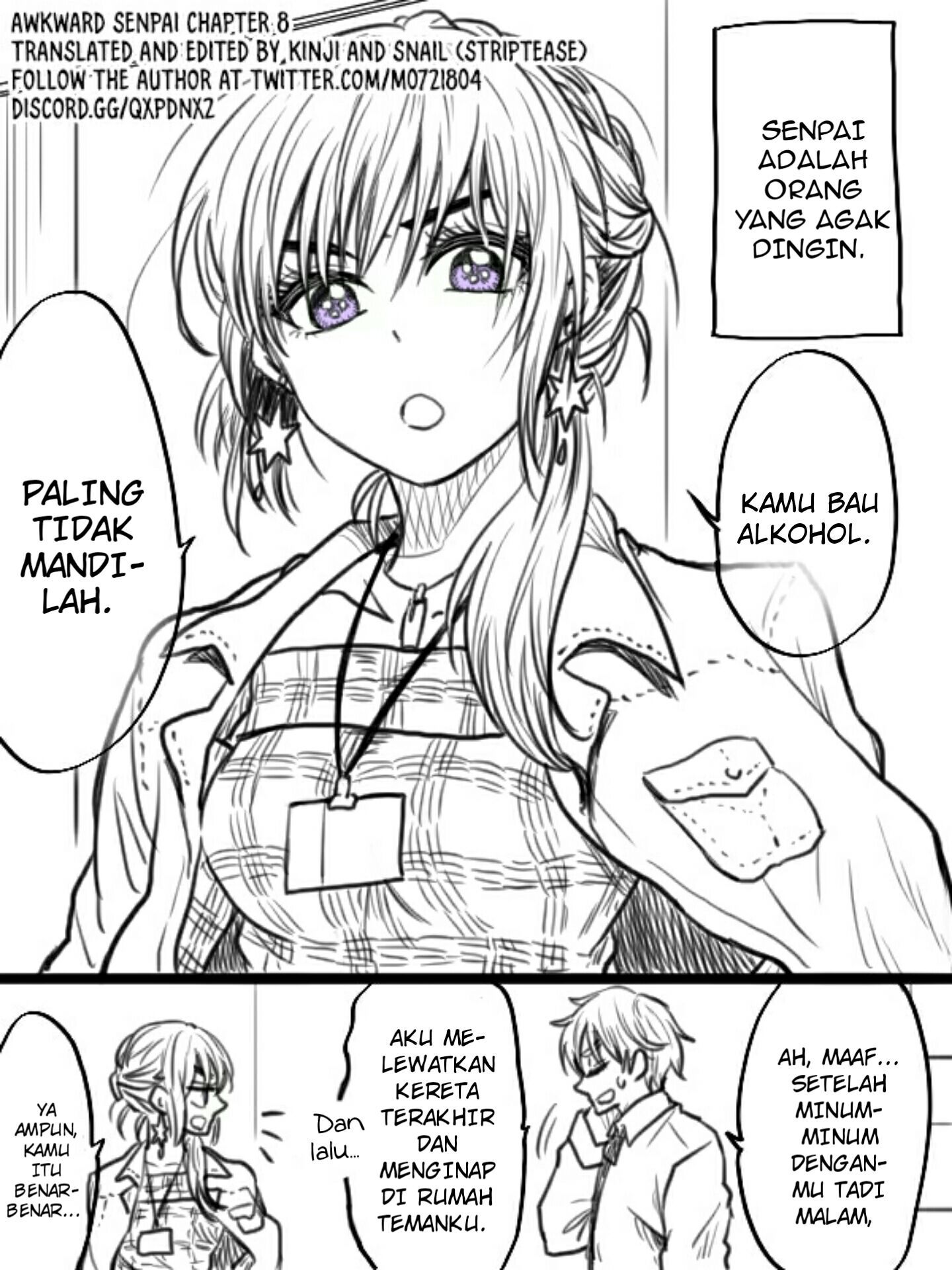 Awkward Senpai Chapter 08 Gambar 1
